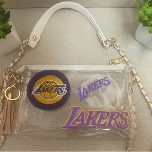 Lakers Clear and White Women's Bag